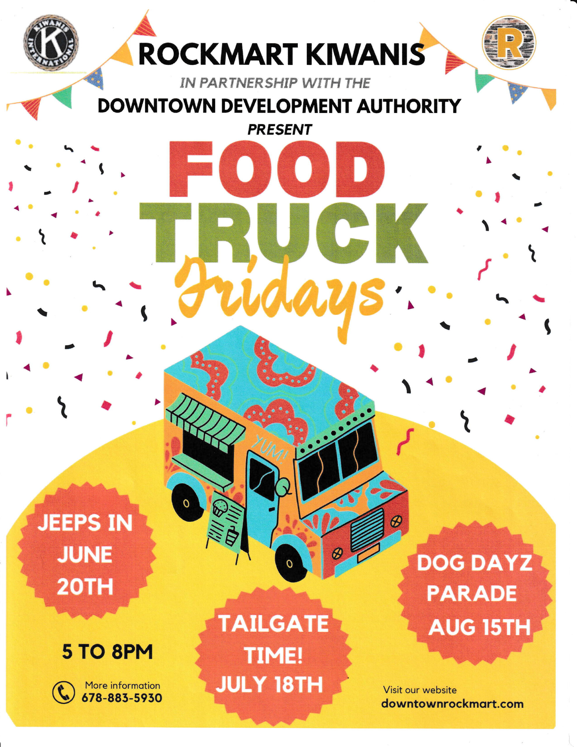 Food Truck Fridays schedule announced for downtown Rockmart